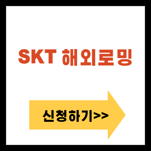 SKT 해외로밍 방법