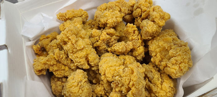 편의점치킨 가성비치킨 GS 25 쏜살치킨 앱주문 픽업 깔끔한쏜살치킨 구성품 순살치킨 국내산닭가슴살