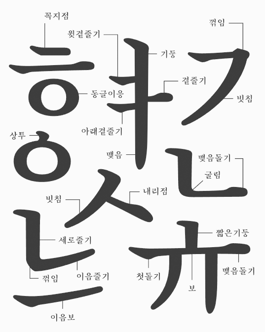 순바탕체 특징
