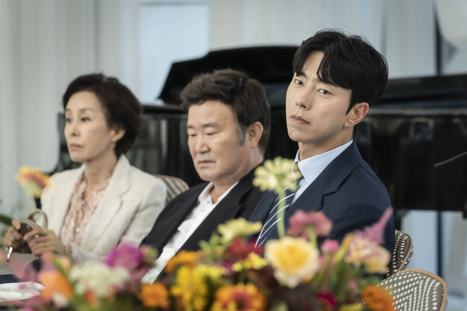 상견례 장소에 온 박대서 가족