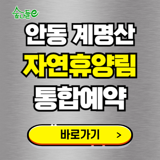 안동 계명산 자연휴양림 온라인 예약하기 ❘ 숙소 야영장 캠핑장 실시간 예약 현황 보기 ❘ 경북 안동시