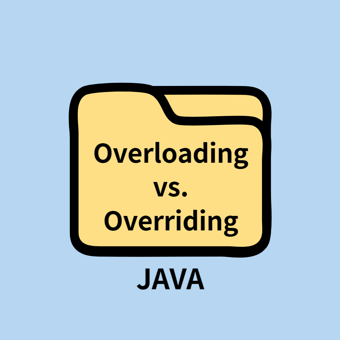 JAVA method 메소드 Overloading 오버로딩 vs. Overriding 오버라이딩