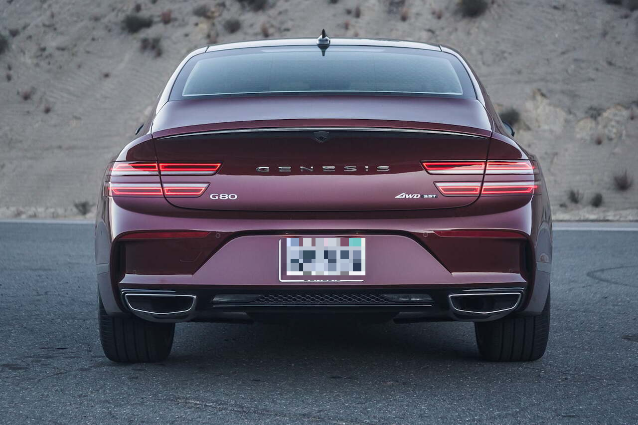 2024년형 제네시스 G80 내부디자인