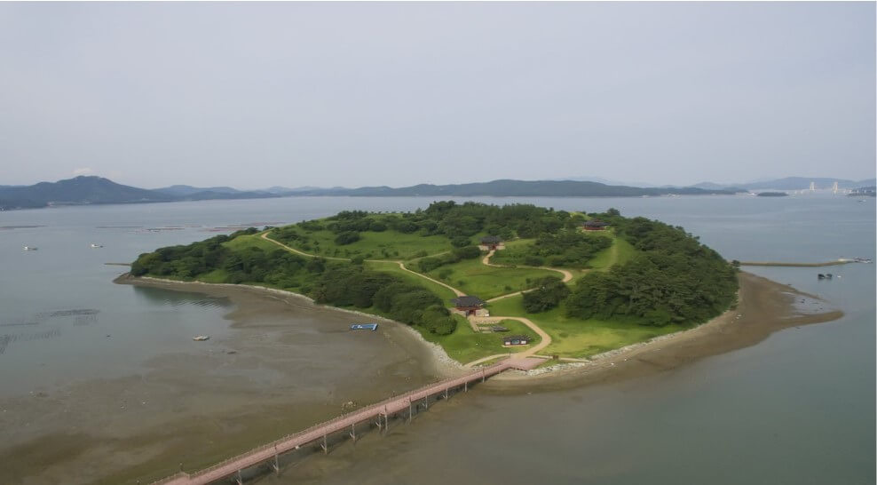 청해진 유적지 - 장도