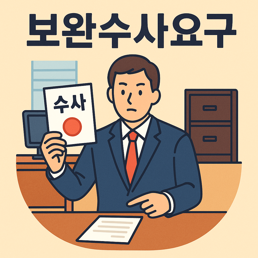 안양변호사추천,보완수사요구