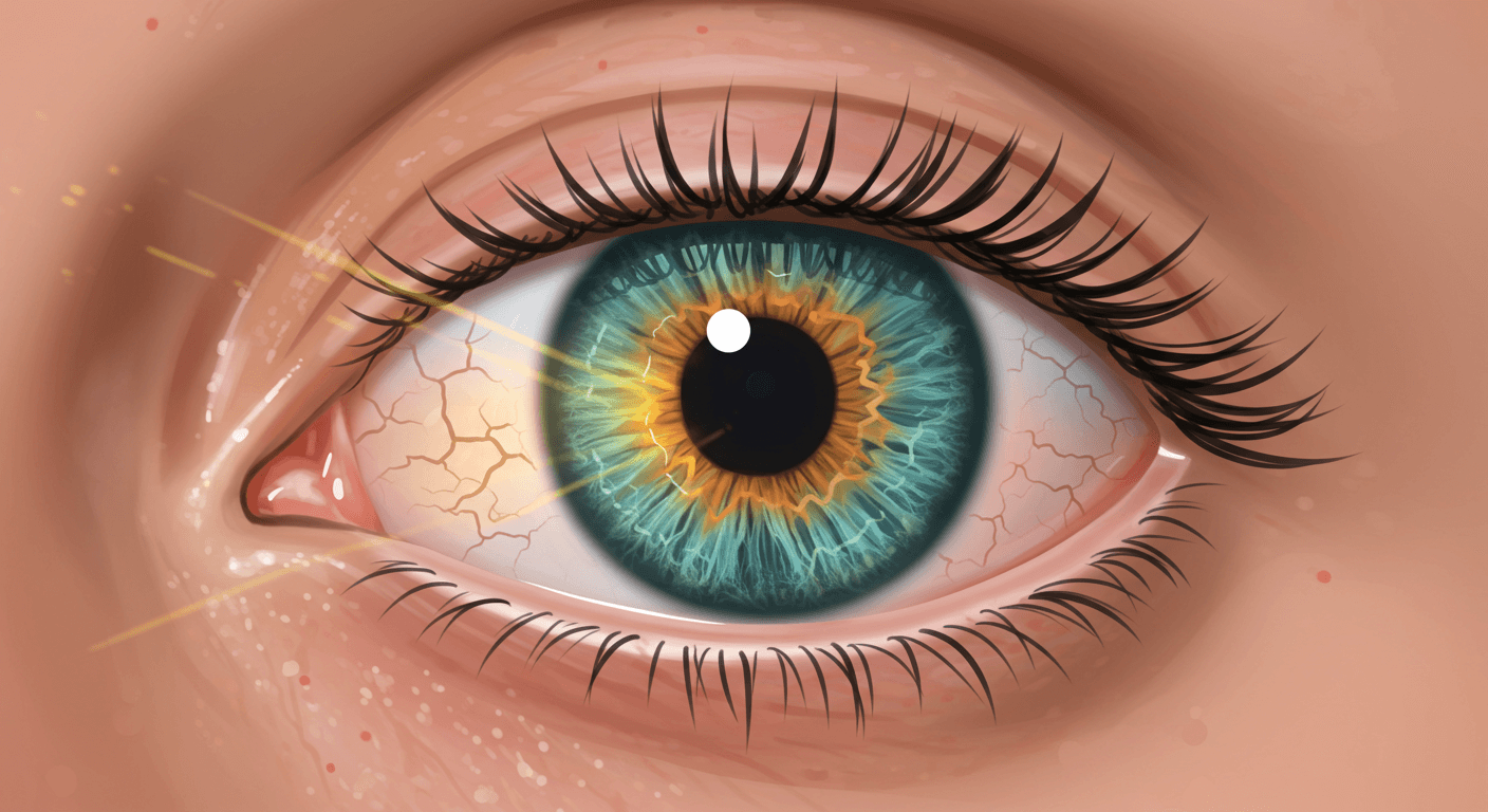 자외선과 수분 손실이 망막에 미치는 영향