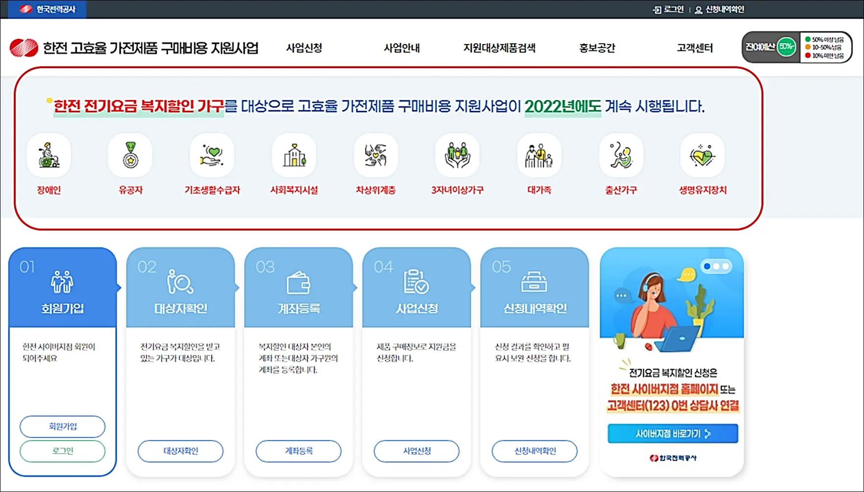 한전-고효율-가전제품-구매비용-지원사업