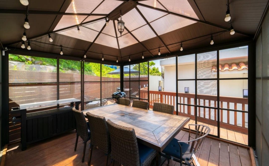 거제 바람의 언덕 개별 바베큐장