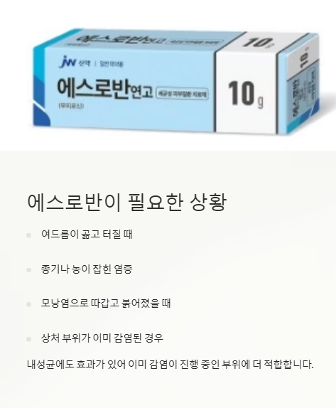 에스로반이 필요한 상황