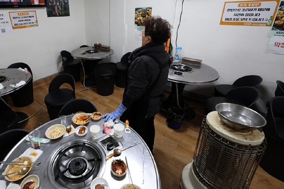 서울 시장 내 한 음식점. 기사와 관련 없는 이미지 [사진=뉴시스]