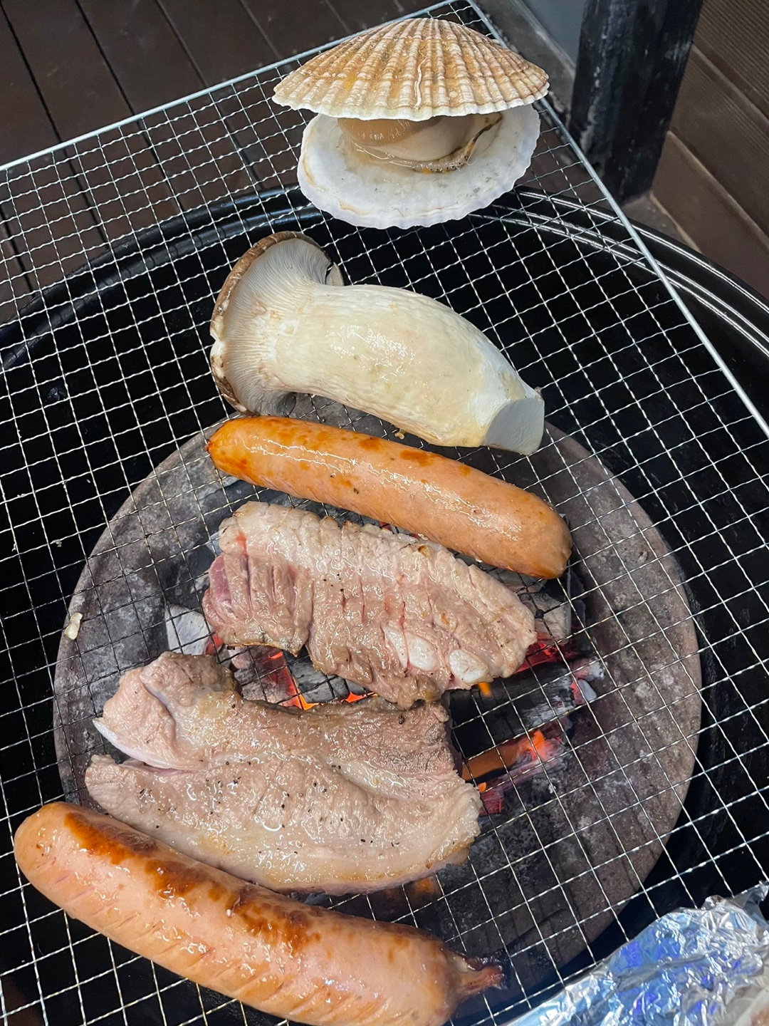 캠핑 바베큐