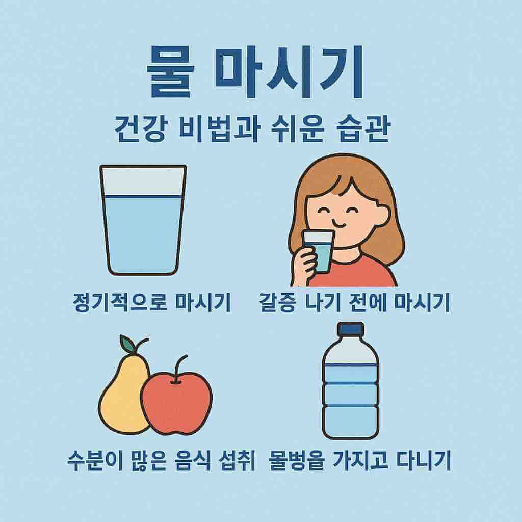 건강하게-물마시기