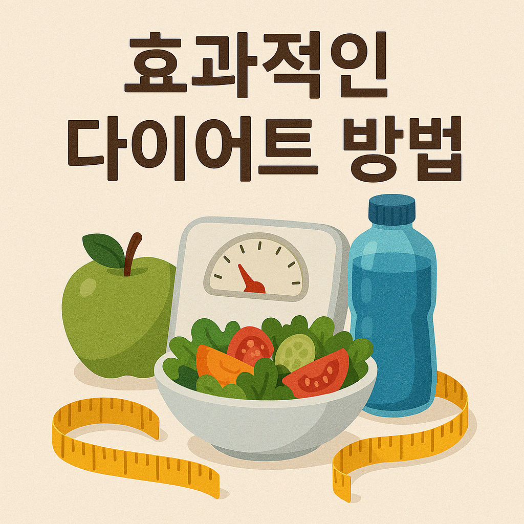 효과적인 다이어트 방법