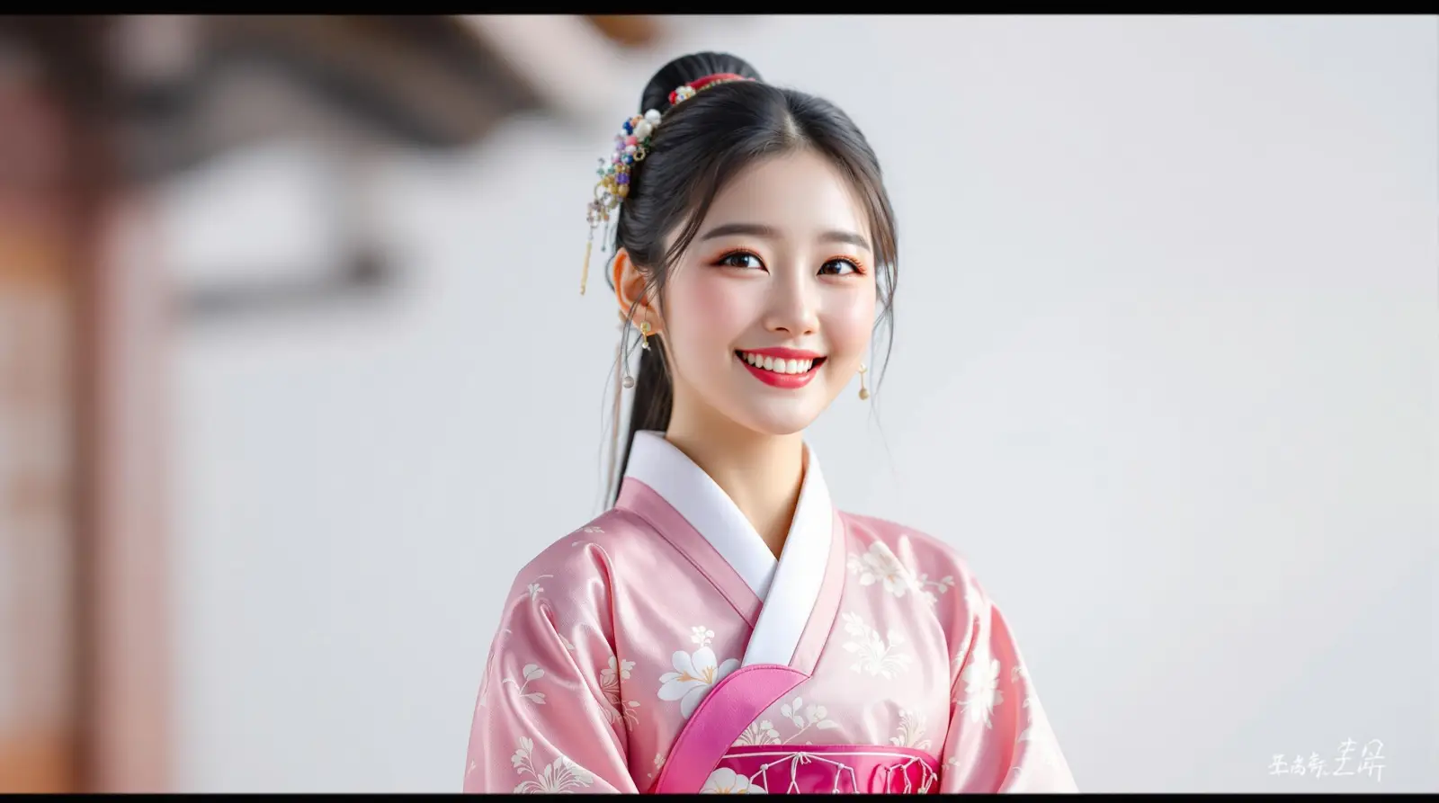 한복을 입은 여성