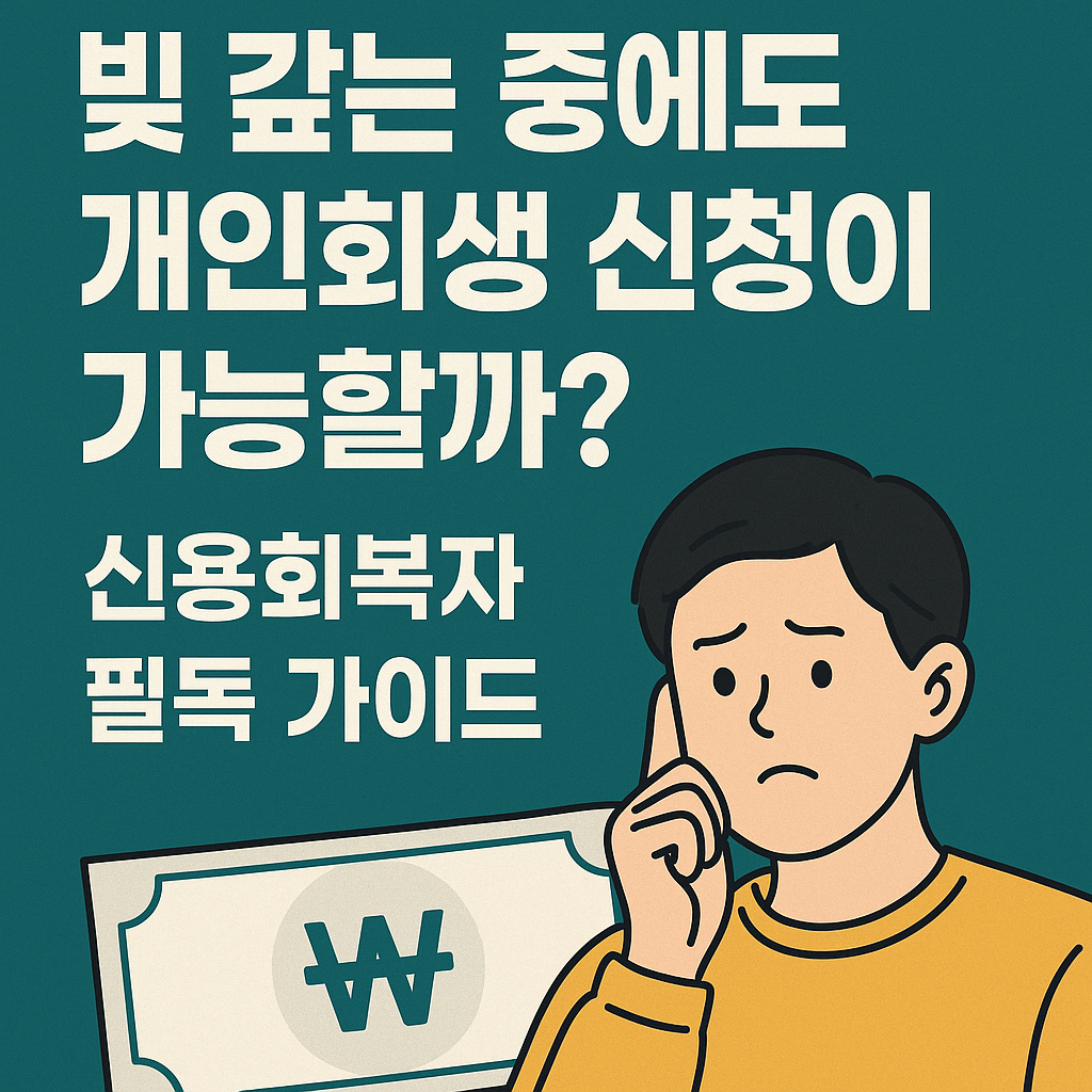빚 갚는 중에도 개인회생 신청
