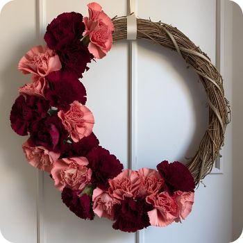 말린 카네이션 리스 만드는 법