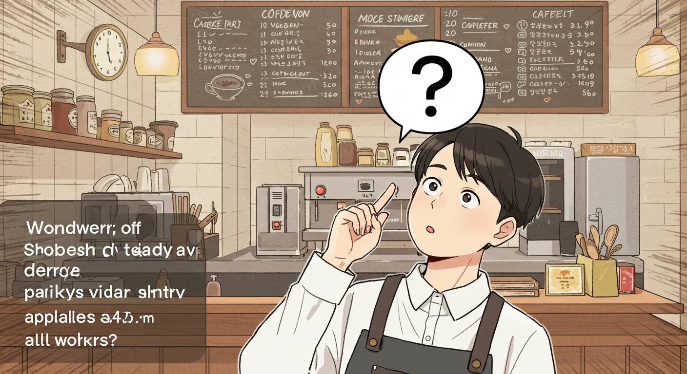 주휴수당이 모든 근로자에게 해당되는지 궁금해하는 모습