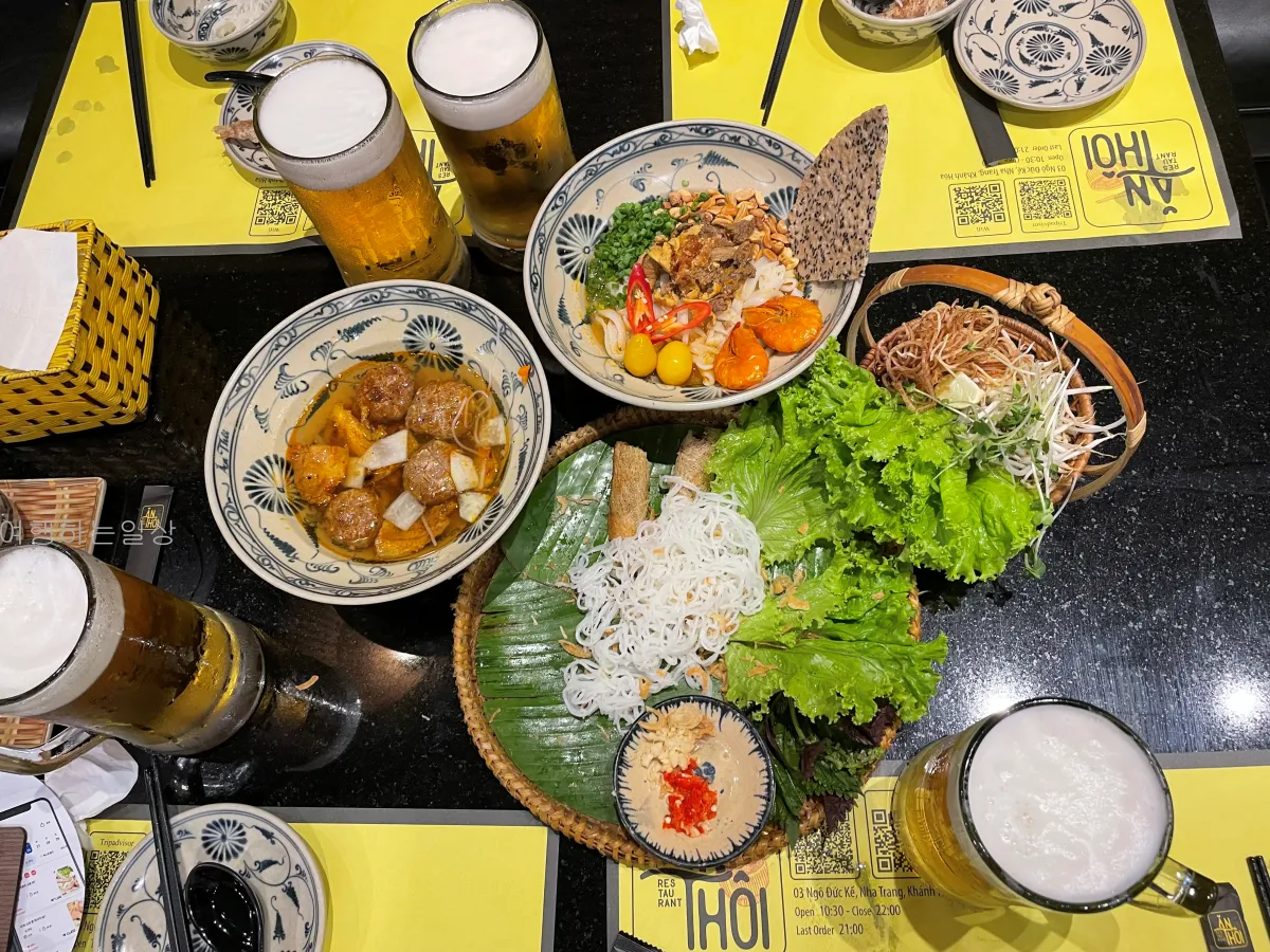 나트랑-시내-맛집-안토이-메뉴추천-성인4명-후기