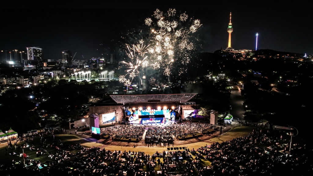 2022년 제16회 DIMF 개막축하공연 현장 모습&#44; 딤프