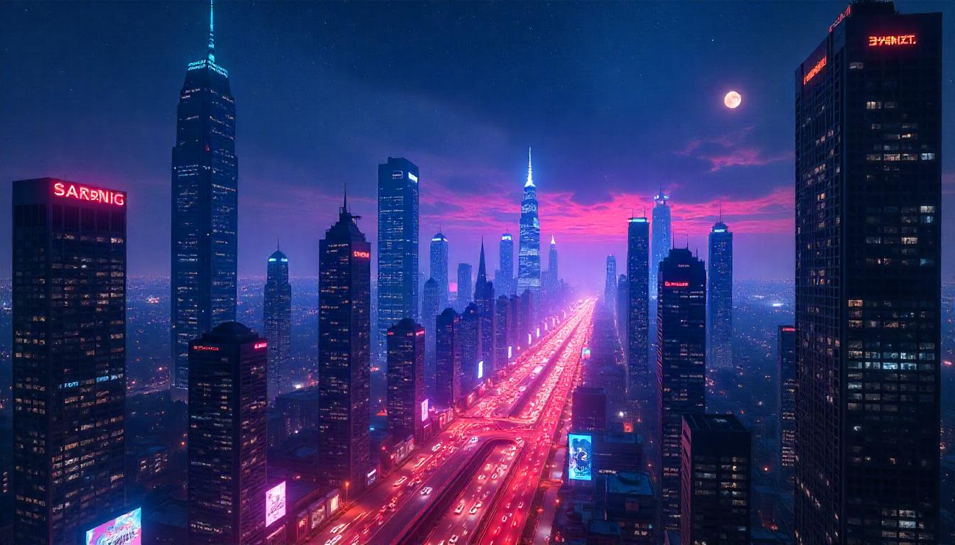 아파트와 건물들이 우거진 강남 3구를 형상화한 이미지