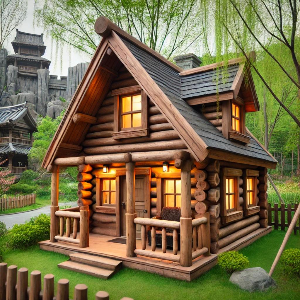 에버랜드 통나무집 예약