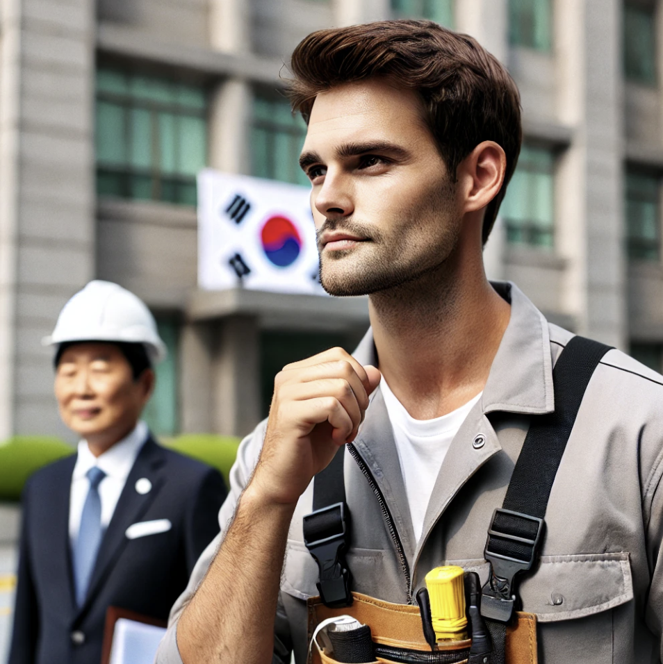 외국인 근로자 한국에서 일하는 모습