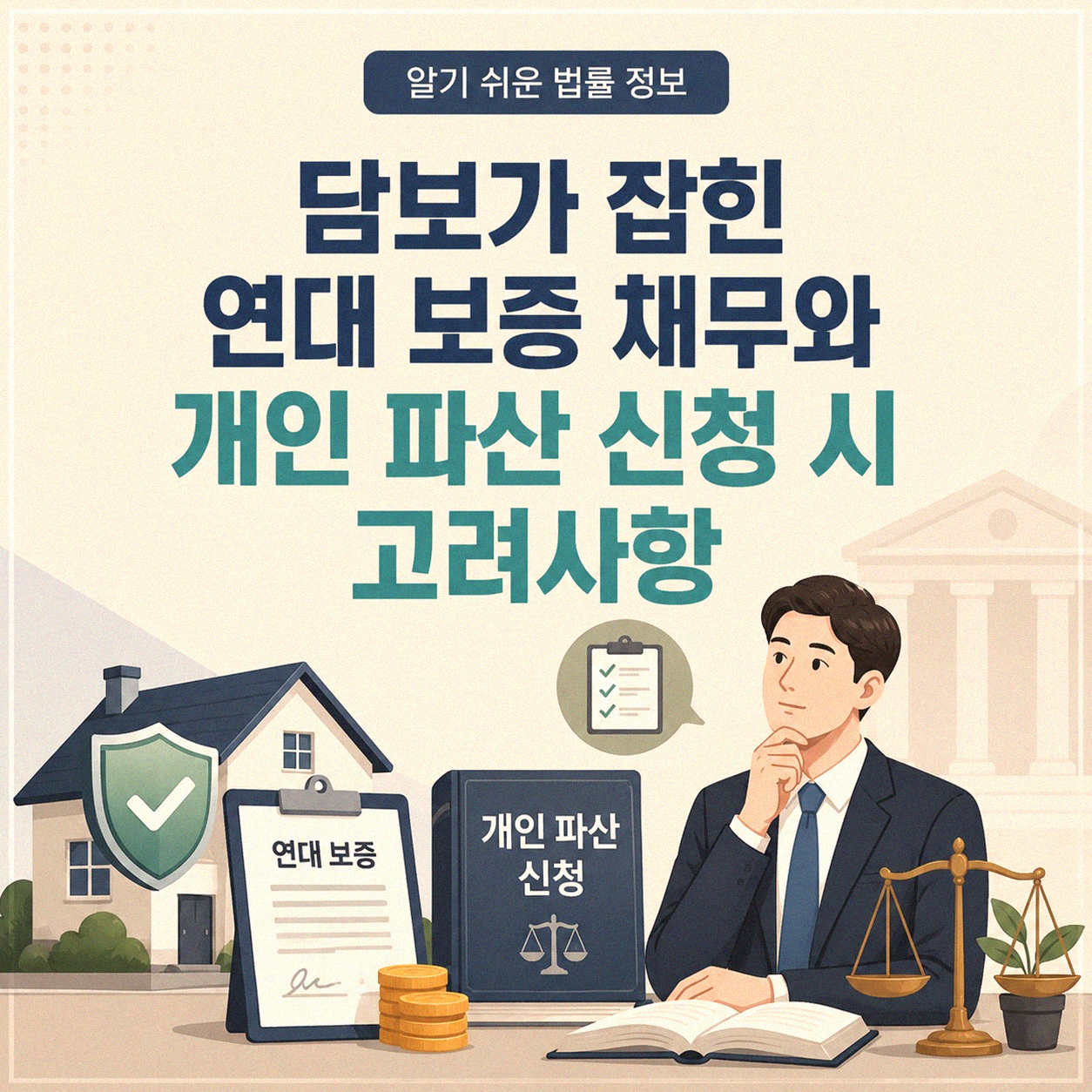 담보 잡힌 연대 보증 개인 파산, 어떻게 시작해야 할까요