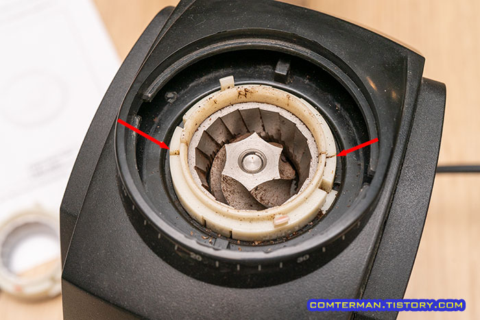 바라짜 엔코 링 버 파손