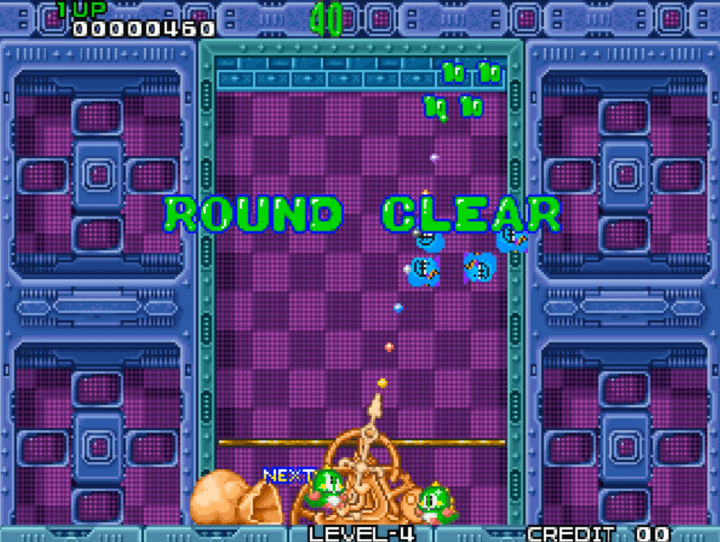 퍼즐버블-오락실게임-종료-화면