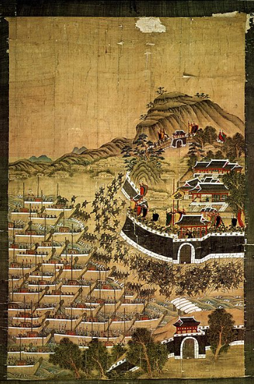 부산진 순절도, 임진왜란 당시 격전장면을 그린 기록화