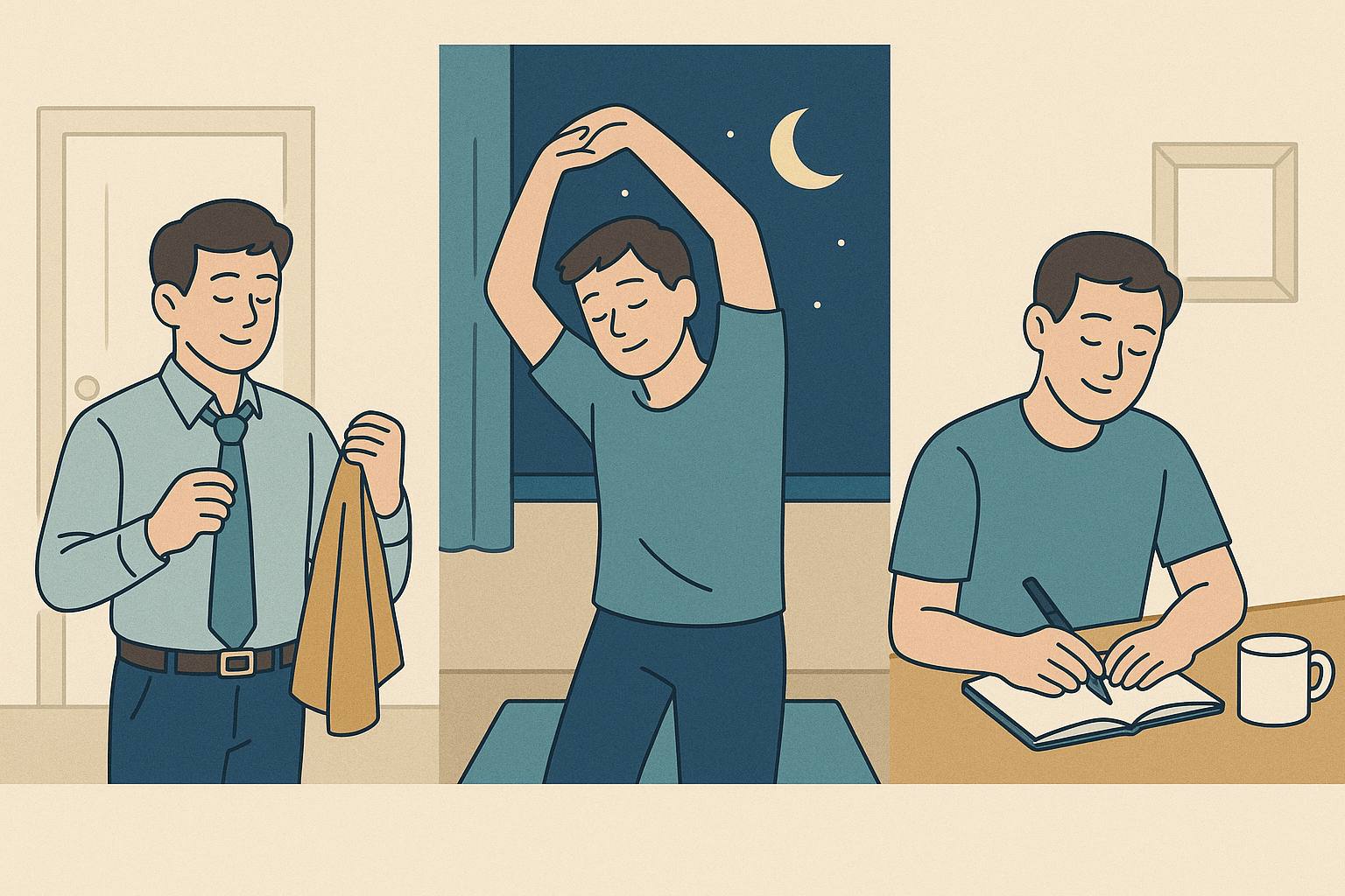 퇴근 후 회복 타임 관련 이미지