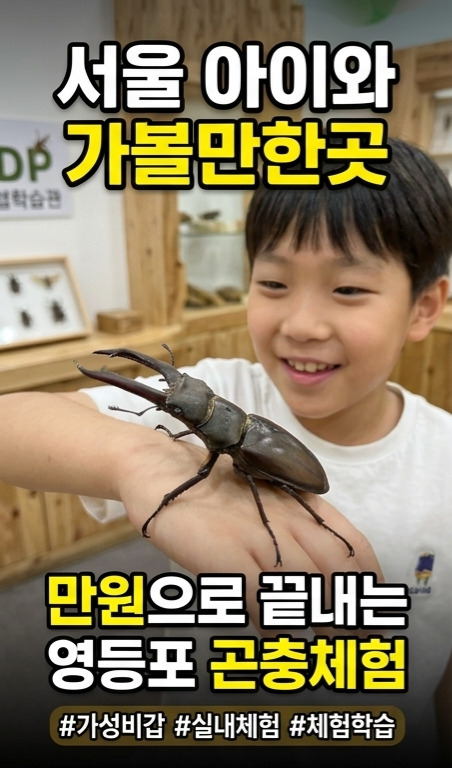 영등포 곤충체험학습관 입장료 할인 요건 및 주차장 이용 및 이포그래픽