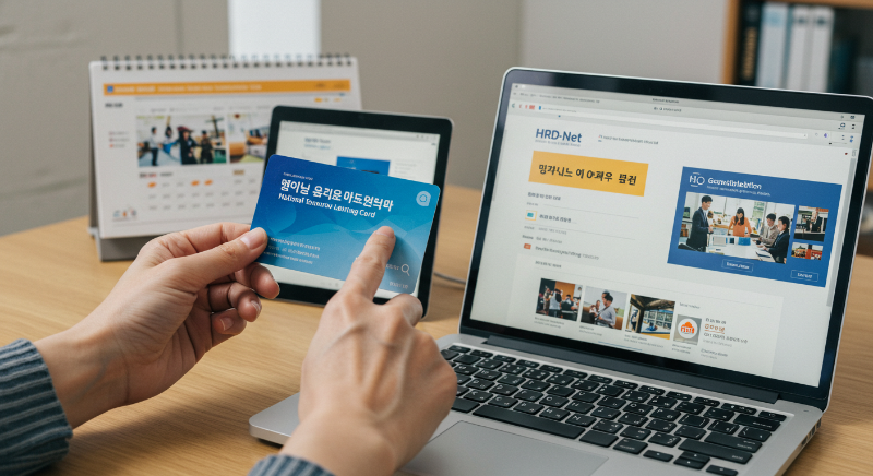 국민내일배움카드 발급부터 시작