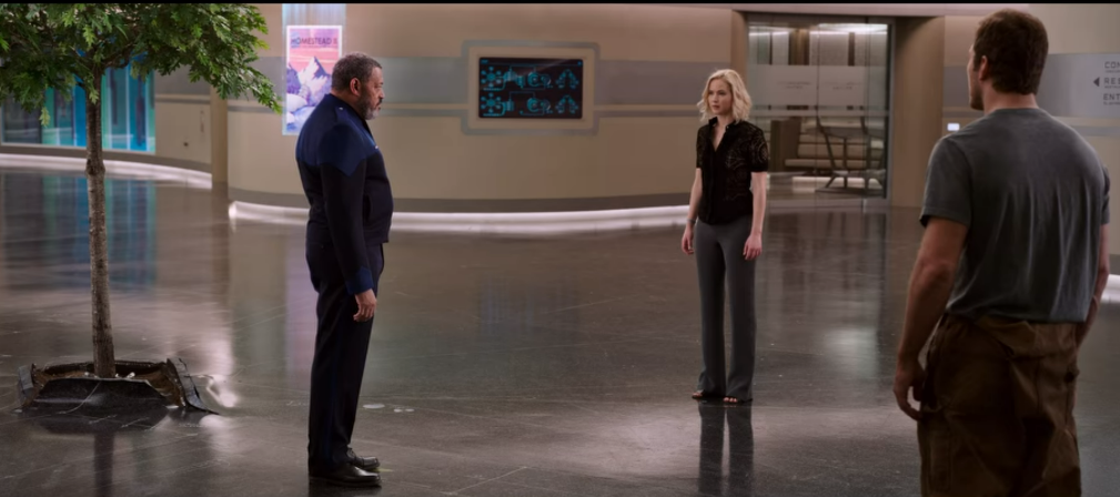 아발론 호 승무원 거스 맨큐조를 만난 두 사람