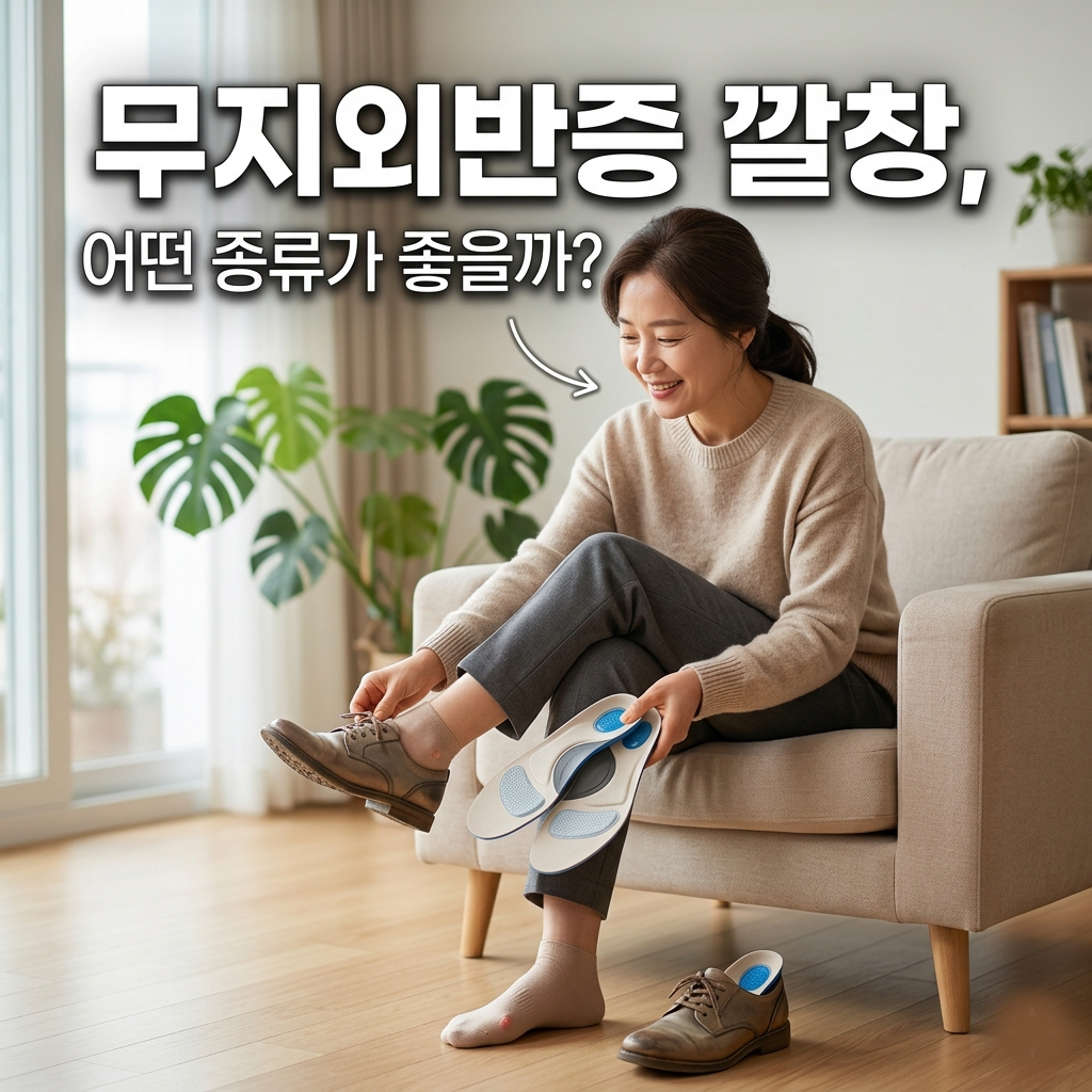 무지외반증 깔창, 어떤 종류가 좋을까?