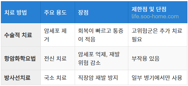 대장암 치료 방법 개요
