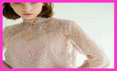 레이스 블라우스 코디 팁