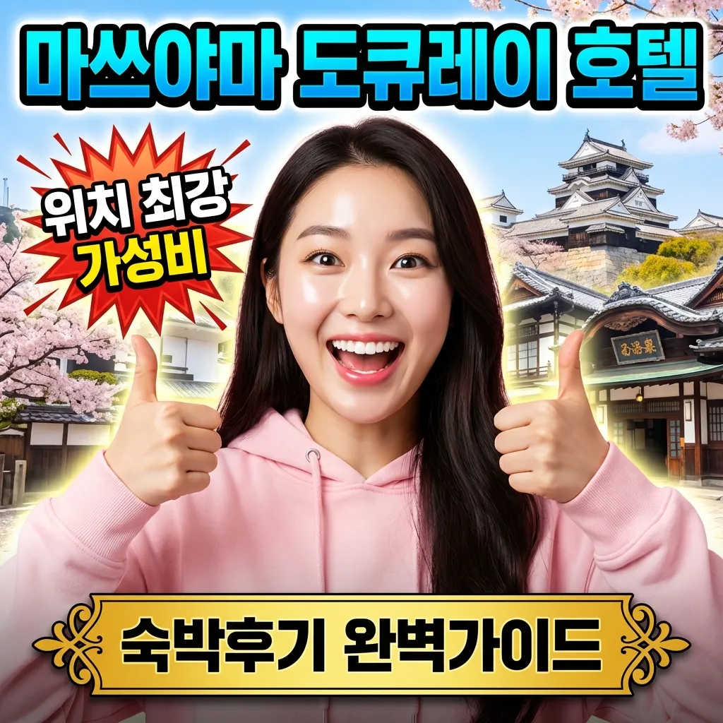 마쓰야마 도큐레이 호텔 숙박 후기, 위치 최강 가성비 숙소 완벽 가이드