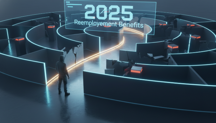 2025년 재취업수당 신청 과정에서 놓치기 쉬운 함정들을 헤쳐나가는 사람의 모습