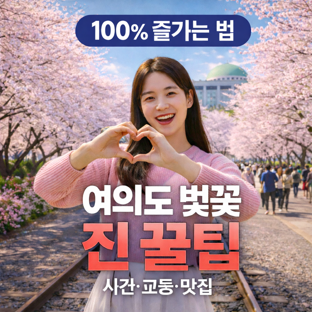 여의도 벚꽃 100% 즐기는 법, 찐 꿀팁