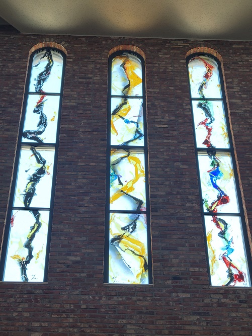 의정부 민락동성당 스테인드글라스