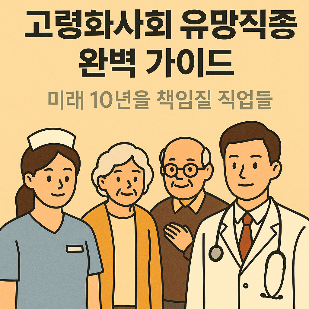고령화사회 유망직종 완벽 가이드 미래 10년을 책임질 직업들 사진