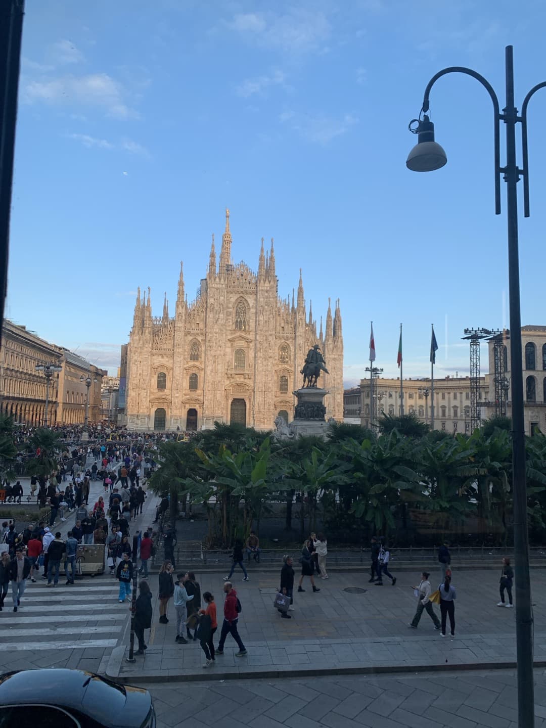 밀라노 두오모 대성당 멋진 뷰