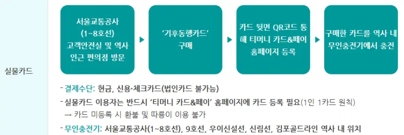 기후동행카드 발급