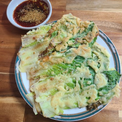 봄동전-부침개-만들기