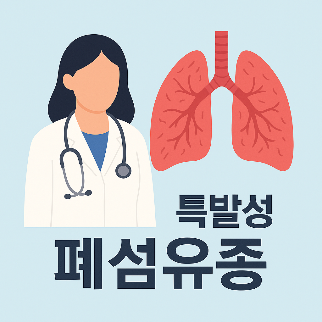 특발성 폐섬유종(IPF)이란? 기침·숨참 증상과 치료법 총정리