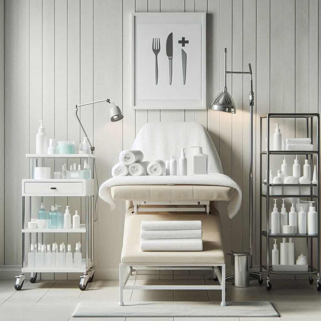 피부,체형관리 샵 배경