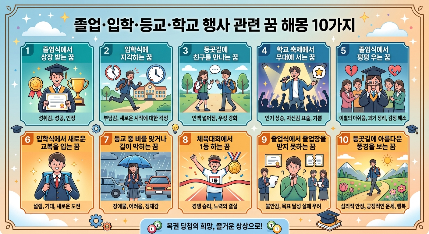 폐교·사건 사고·이색적인 학교 꿈 10가지