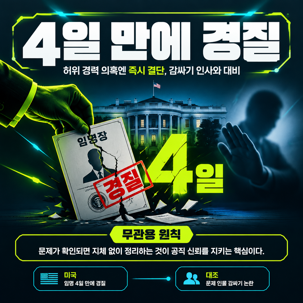 4일 만에 경질