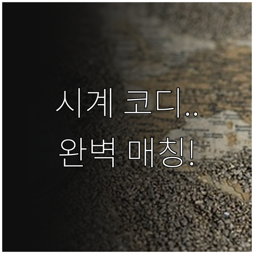 TPO에 따른 시계 스타일링과 액세서..